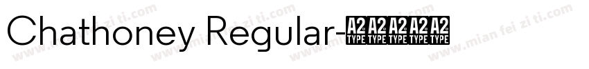 Chathoney Regular字体转换